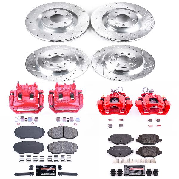 2011-2012 Lincoln MKX Disc Brake Kit - Front and Rear (Powerstop)