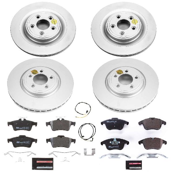 2013-2015 Jaguar XF Disc Brake Kit - Front and Rear (Powerstop)