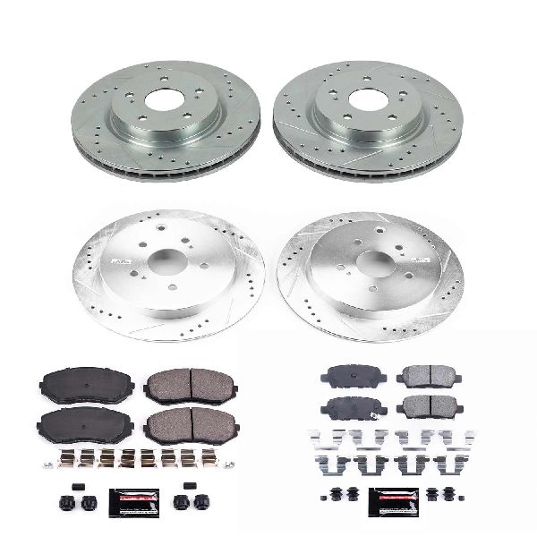 2009-2013 Suzuki Grand Vitara Disc Brake Kit - Front and Rear (Powerstop)