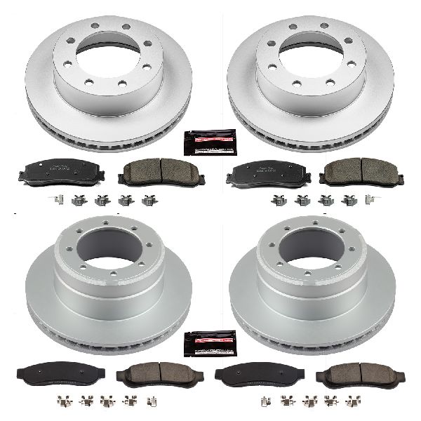 2012 Ford F-350 Super Duty Disc Brake Kit - Front and Rear (Powerstop)