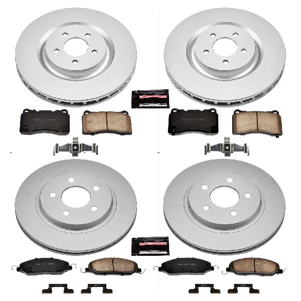 2007-2011 Ford Mustang Disc Brake Kit - Front and Rear (Powerstop)
