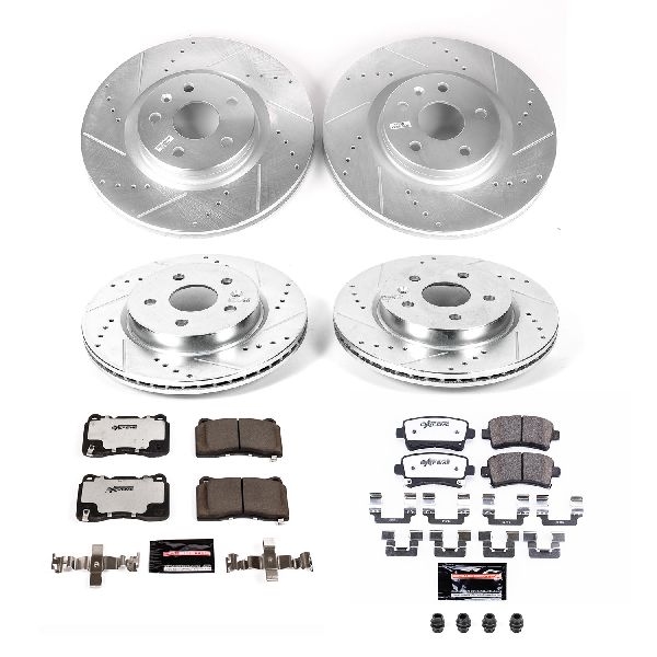 2013-2019 Cadillac XTS Disc Brake Kit - Front and Rear (Powerstop)