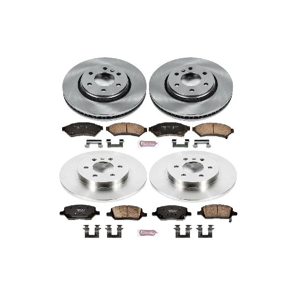 2006-2009 Chevrolet Uplander Disc Brake Kit - Front and Rear (Powerstop)