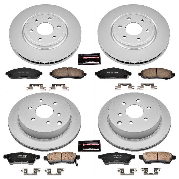 2009-2012 Suzuki Equator Disc Brake Kit - Front and Rear (Powerstop)