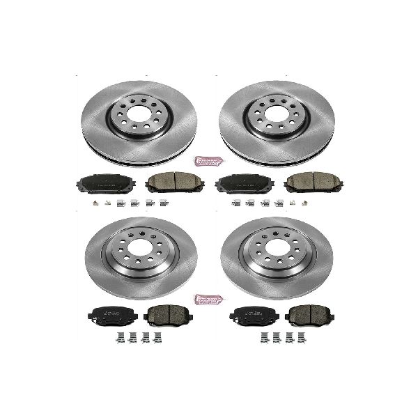 2014-2015 Jeep Cherokee Disc Brake Kit - Front and Rear (Powerstop)