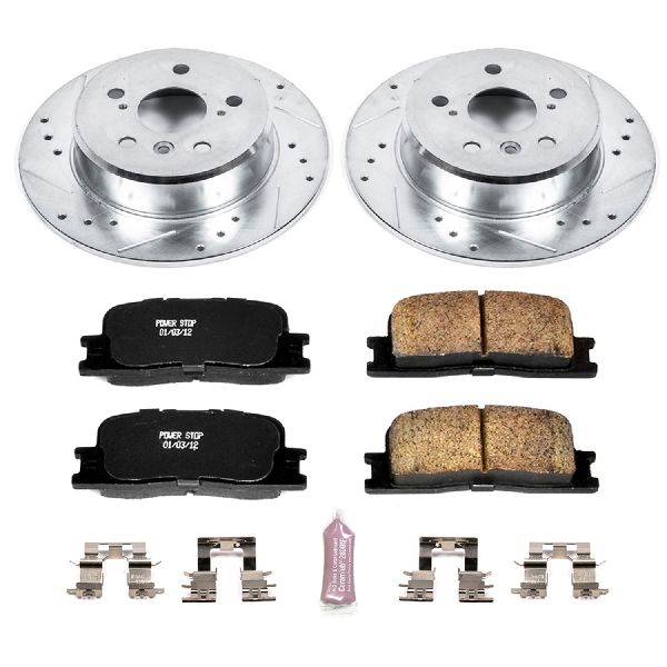 2001-2003 Toyota Highlander Disc Brake Kit - Rear (Powerstop)