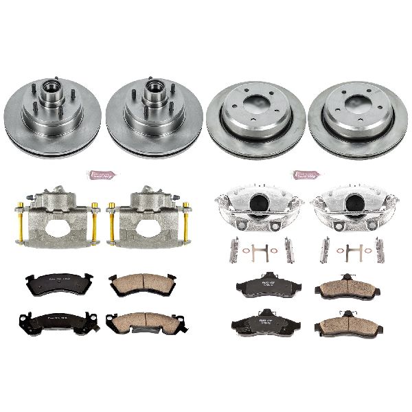 1994-1996 Chevrolet Impala Disc Brake Kit - Front and Rear (Powerstop)