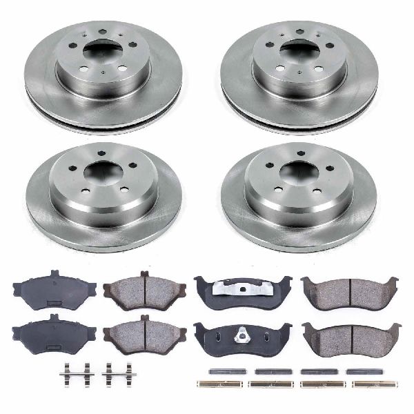 1996-1997 Lincoln Town Car Disc Brake Kit - Front and Rear (Powerstop)