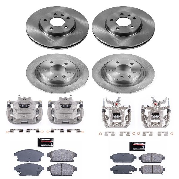 2012-2017 Buick Verano Disc Brake Kit - Front and Rear (Powerstop)