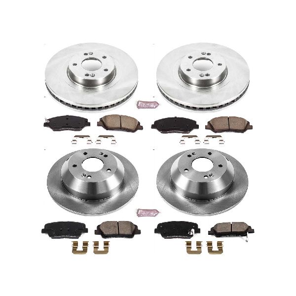 2017-2018 Hyundai Santa Fe Disc Brake Kit - Front and Rear (Powerstop)