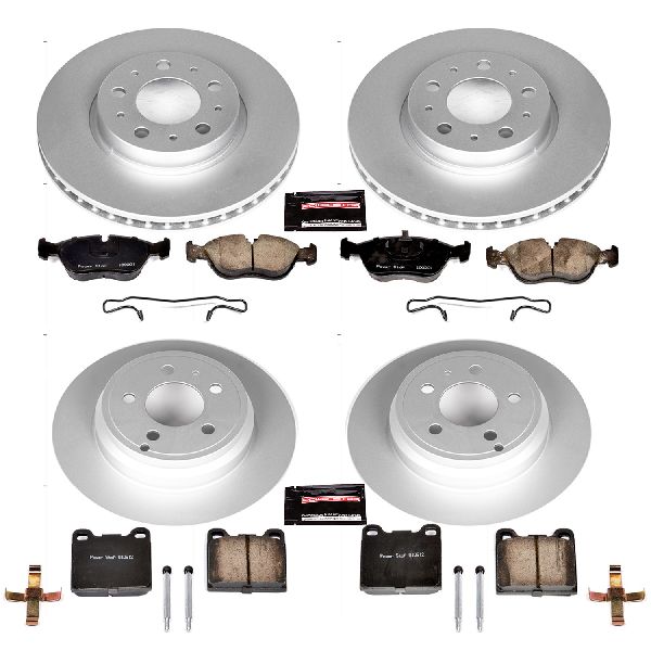 1998-2000 Volvo V70 Disc Brake Kit - Front and Rear (Powerstop)