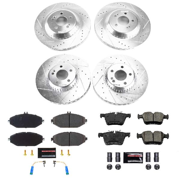 2015-2021 Mercedes-Benz C300 Disc Brake Kit - Front and Rear (Powerstop)