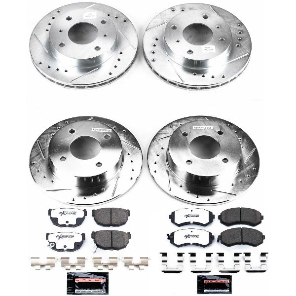 1989-1996 Nissan 240SX Disc Brake Kit - Front and Rear (Powerstop)