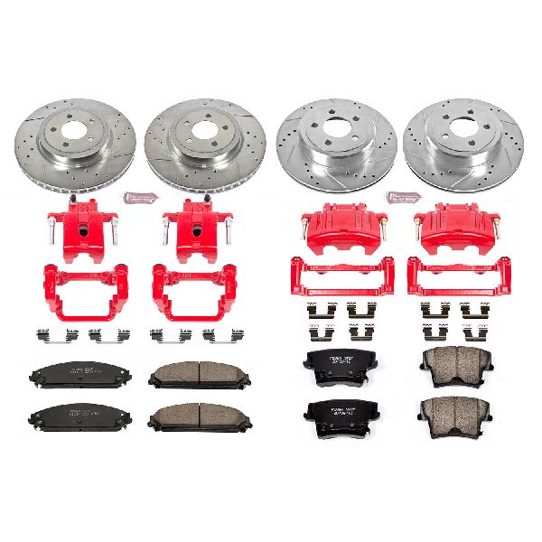 2005-2008 Dodge Magnum Disc Brake Kit - Front and Rear (Powerstop)