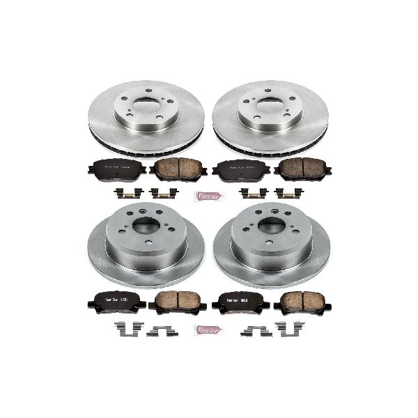 2002-2006 Toyota Camry Disc Brake Kit - Front and Rear (Powerstop)
