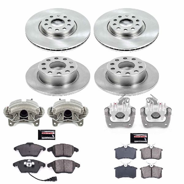 2013 Volkswagen Jetta Disc Brake Kit - Front and Rear (Powerstop)