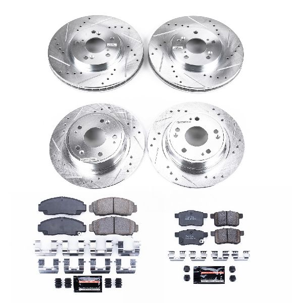 2009-2010 Acura TSX Disc Brake Kit - Front and Rear (Powerstop)