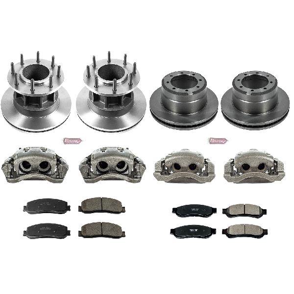 2012 Ford F-350 Super Duty Disc Brake Kit - Front and Rear (Powerstop)