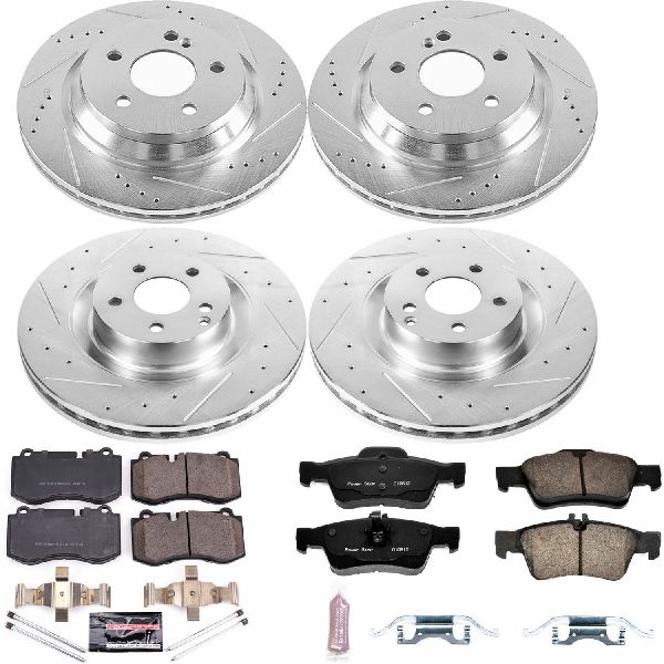 2012-2013 Mercedes-Benz S350 Disc Brake Kit - Front and Rear (Powerstop)