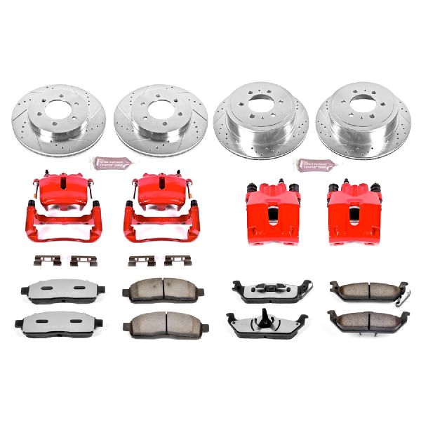 2006-2008 Lincoln Mark LT Disc Brake Kit - Front and Rear (Powerstop)