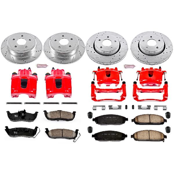 2006-2010 Jeep Commander Disc Brake Kit - Front and Rear (Powerstop)