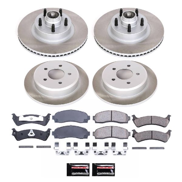 2001-2002 Ford Explorer Sport Disc Brake Kit - Front and Rear (Powerstop)