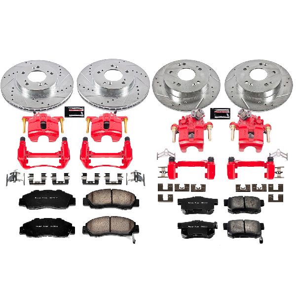 1997-2001 Honda Prelude Disc Brake Kit - Front and Rear (Powerstop)