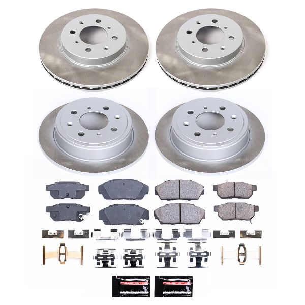 1992-1993 Honda Civic Disc Brake Kit - Front and Rear (Powerstop)