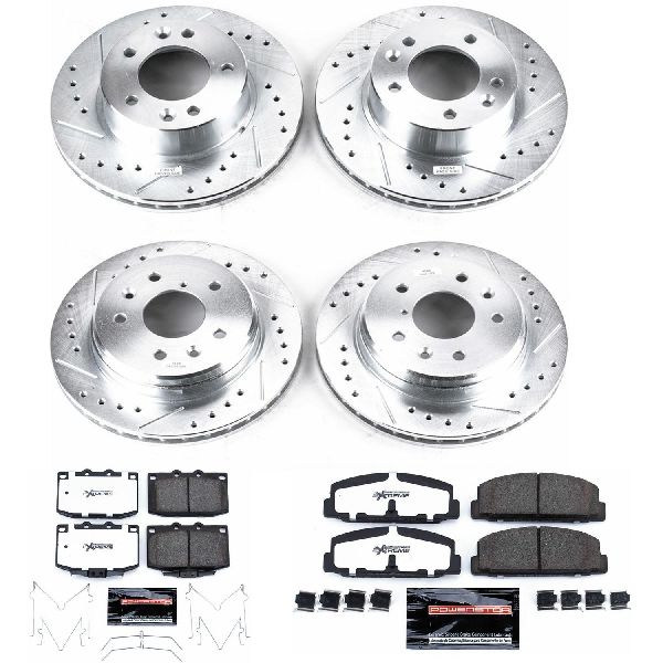 1986-1991 Mazda RX-7 Disc Brake Kit - Front and Rear (Powerstop)