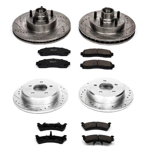 2001-2002 Ford Explorer Sport Disc Brake Kit - Front and Rear (Powerstop)