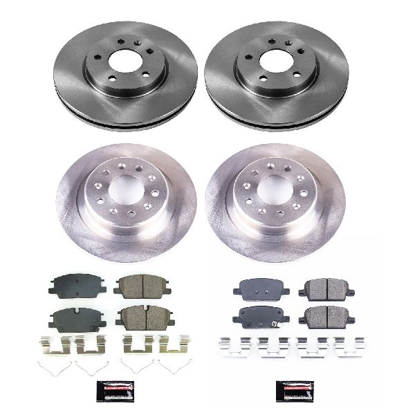 2021-2022 Chevrolet Malibu Disc Brake Kit - Front and Rear (Powerstop)