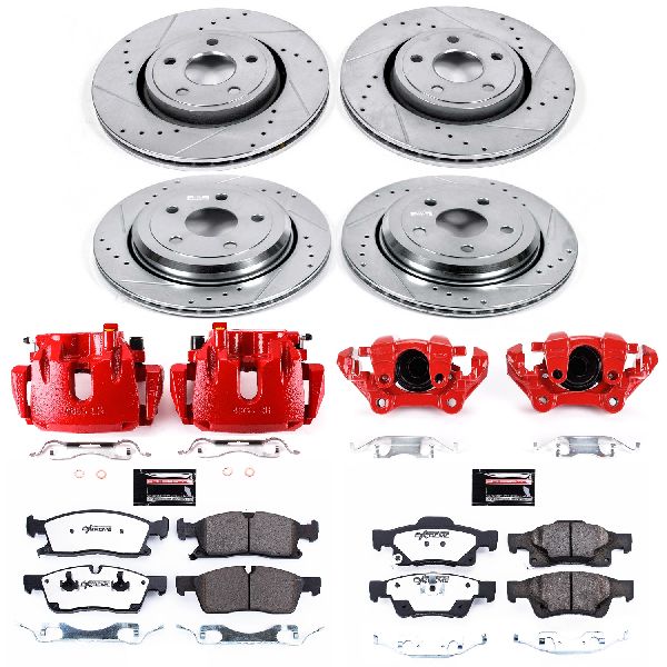 2011-2017 Dodge Durango Disc Brake Kit - Front and Rear (Powerstop)