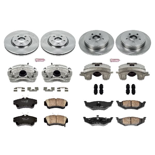 2003-2009 Chrysler PT Cruiser Disc Brake Kit - Front and Rear (Powerstop)