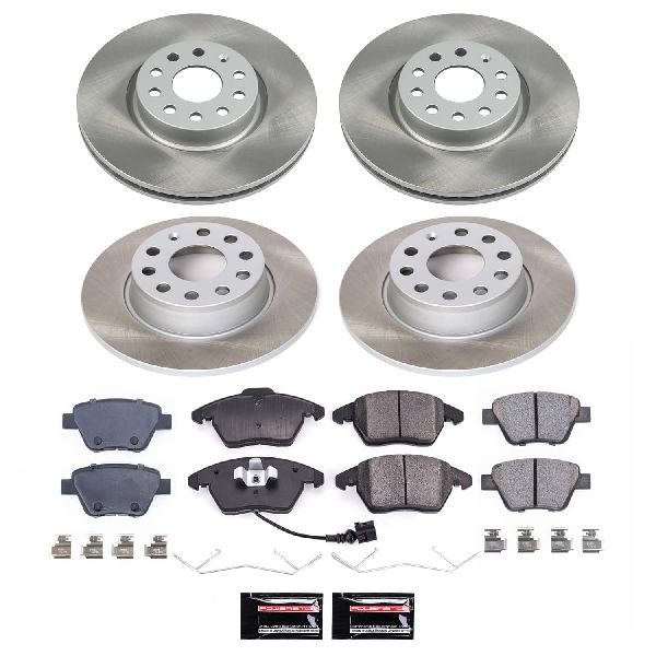 2009-2016 Volkswagen Eos Disc Brake Kit - Front and Rear (Powerstop)