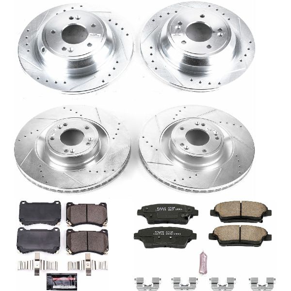 2012-2014 Hyundai Genesis Disc Brake Kit - Front and Rear (Powerstop)