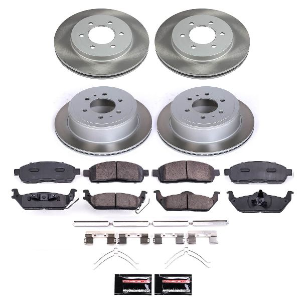 2006-2008 Lincoln Mark LT Disc Brake Kit - Front and Rear (Powerstop)