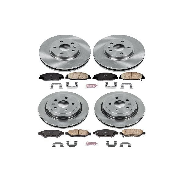 2008-2014 Cadillac CTS Disc Brake Kit - Front and Rear (Powerstop)