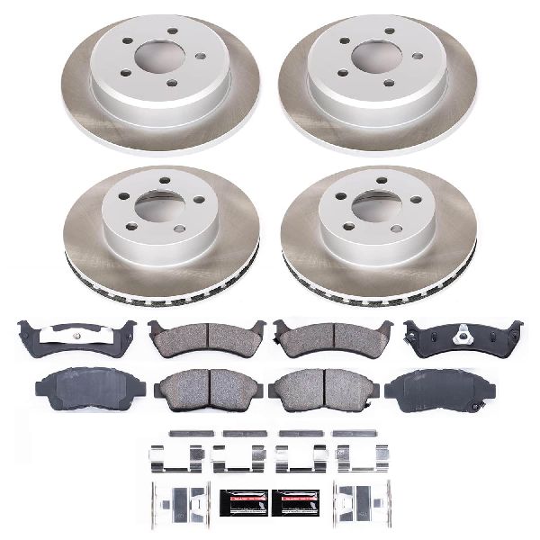 1997-2001 Mercury Mountaineer Disc Brake Kit - Front and Rear (Powerstop)