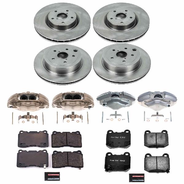 2015-2017 Subaru WRX STI Disc Brake Kit - Front and Rear (Powerstop)