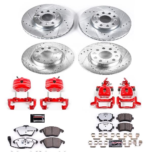 2010 Volkswagen Golf Disc Brake Kit - Front and Rear (Powerstop)