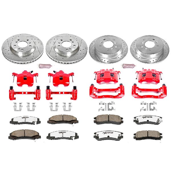 2006-2007 Chevrolet Monte Carlo Disc Brake Kit - Front and Rear (Powerstop)