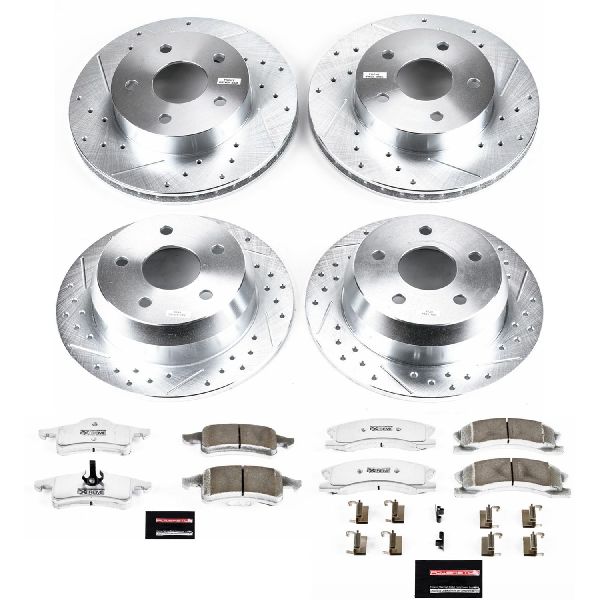 1999-2004 Jeep Grand Cherokee Disc Brake Kit - Front and Rear (Powerstop)