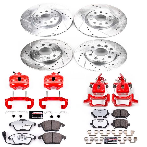 2008 Audi A3 Disc Brake Kit - Front and Rear (Powerstop)