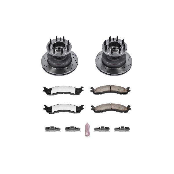 1995-1998 Ford E-350 Econoline Disc Brake Kit - Front (Powerstop)