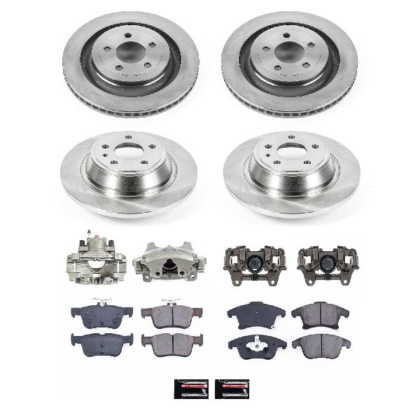 2013-2014 Lincoln MKZ Disc Brake Kit - Front and Rear (Powerstop)