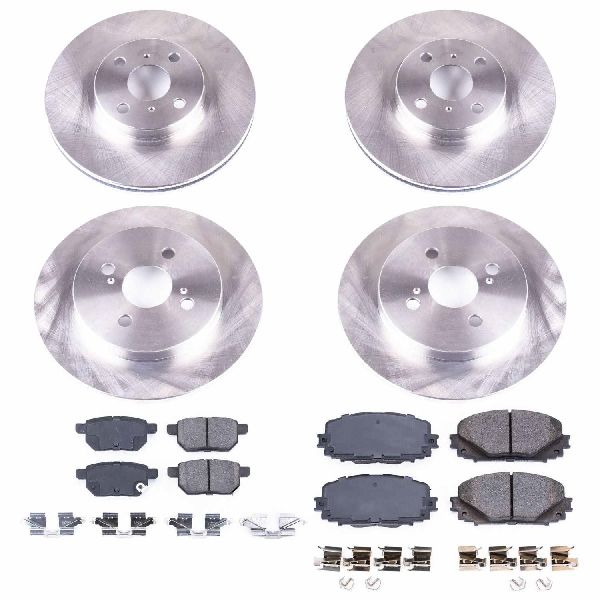 2012-2018 Toyota Yaris Disc Brake Kit - Front and Rear (Powerstop)