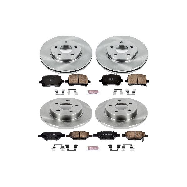 2006-2007 Pontiac G6 Disc Brake Kit - Front and Rear (Powerstop)
