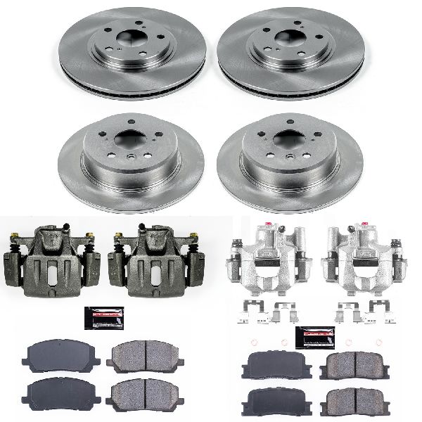 2001-2003 Toyota Highlander Disc Brake Kit - Front and Rear (Powerstop)