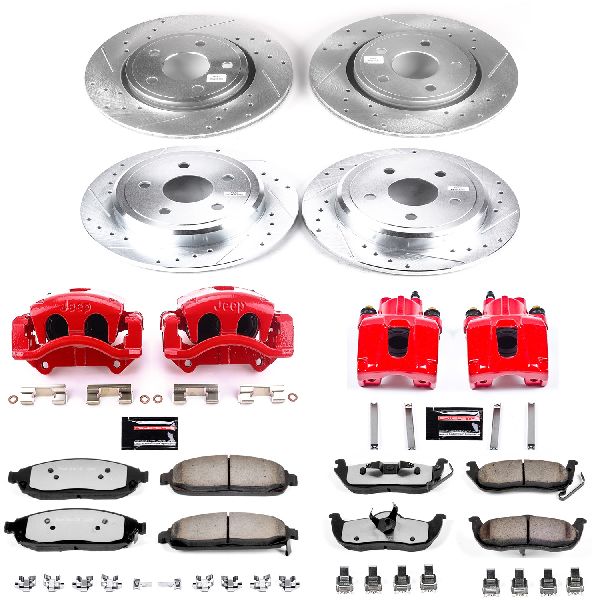 2006-2010 Jeep Commander Disc Brake Kit - Front and Rear (Powerstop)