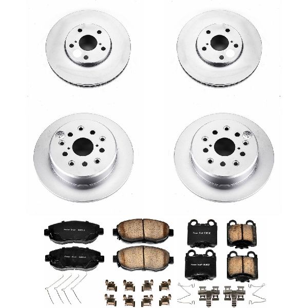 1998-2000 Lexus GS400 Disc Brake Kit - Front and Rear (Powerstop)